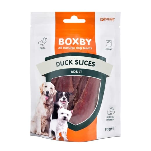 Boxby - Snack para perros adultos Boxby tiras de pato 90 g. - Image 2