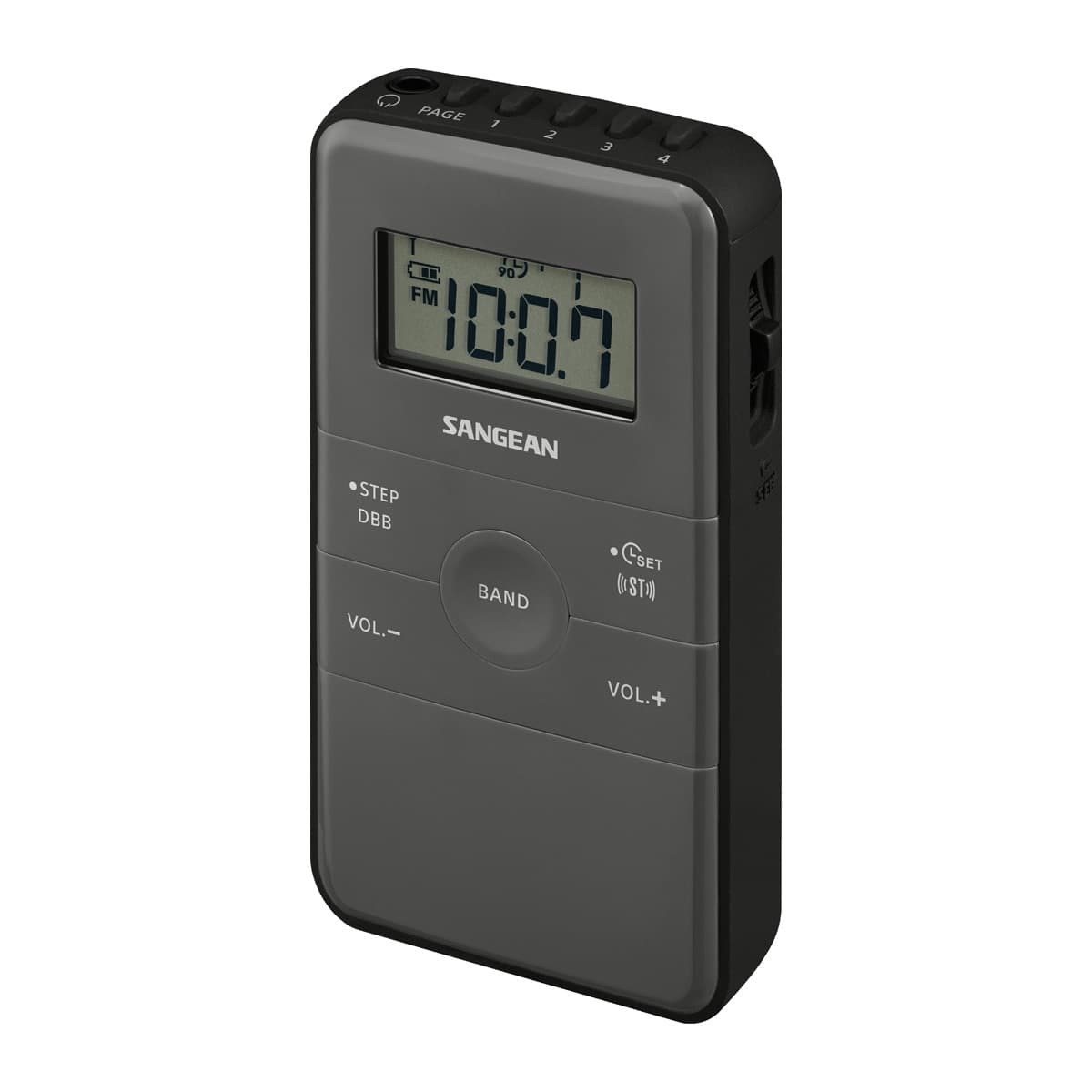 Sangean - Radio de bolsillo Sangean Pocket 140 Gris.