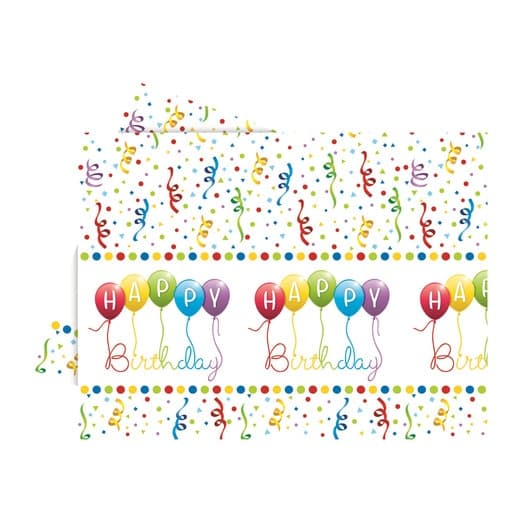 Liragram - Mantel plástico Streamer Birthday. - Image 2
