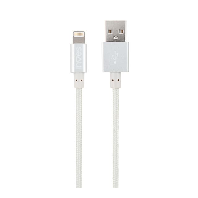 Inves - Cable Inves B1 Silver de conector lightning a USB de 1 metro.