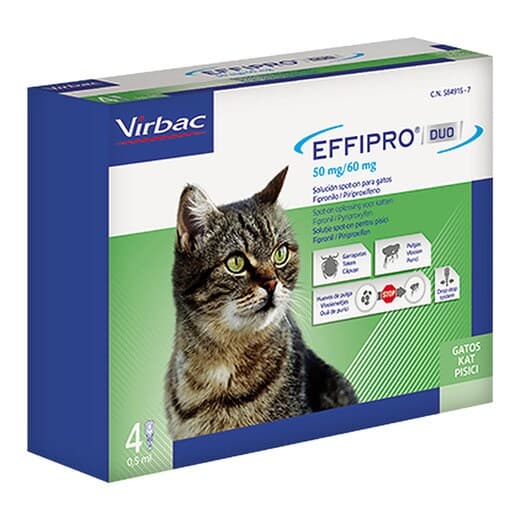 Virbac - Effipro duo 50 mg-60 mg solución spot-on para gatos. - Image 2
