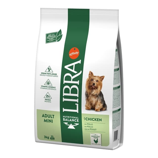 Libra - Pienso para perros adultos minis Libra pollo.