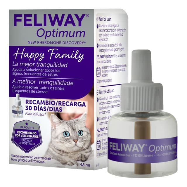 Feliway - Recambio Feliway Optimum para gatos 48 ml.