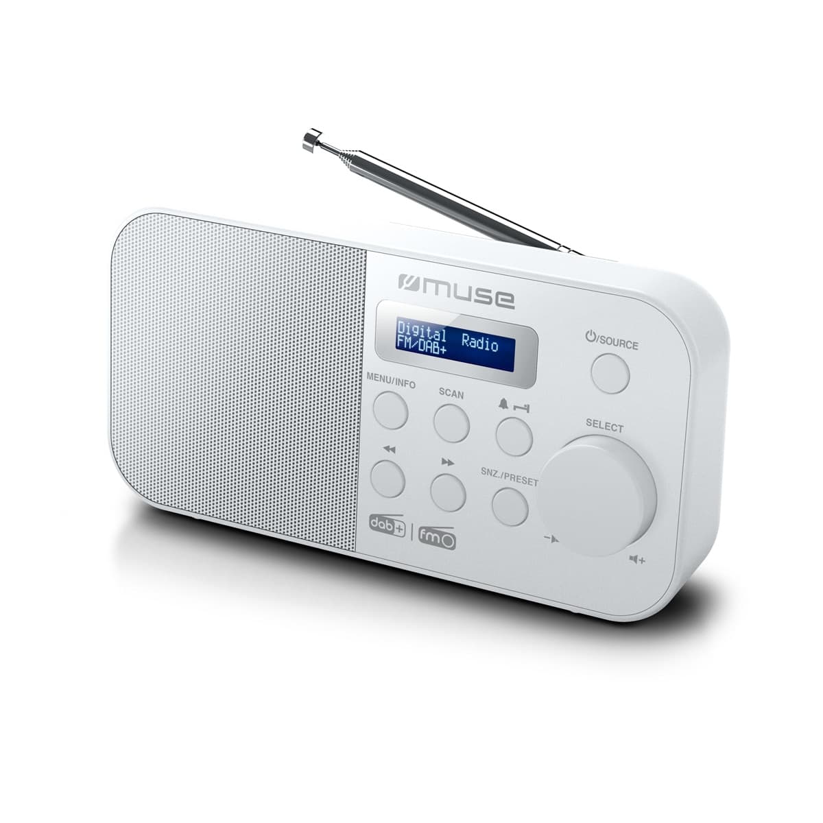 Muse - Radio portátil DAB+ Muse M109DBW.