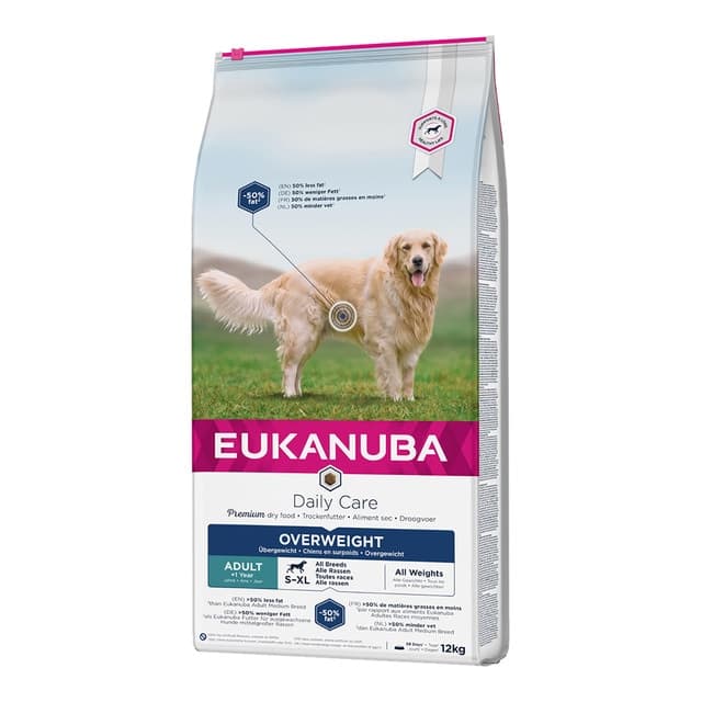 Eukanuba - Pienso para perros adultos Eukanuba Daily Care Sobrepeso-Esterilizado pollo y pavo.