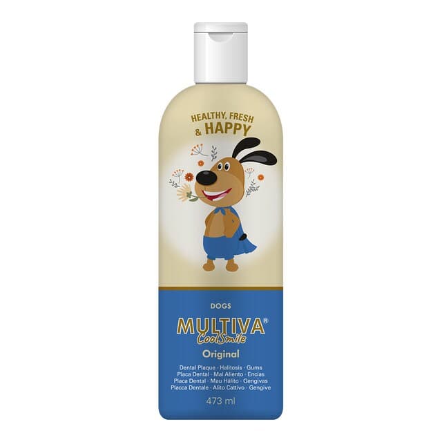 Multiva - Solución higiene bucodental para perros Multiva Cool Smile Original 473 ml.