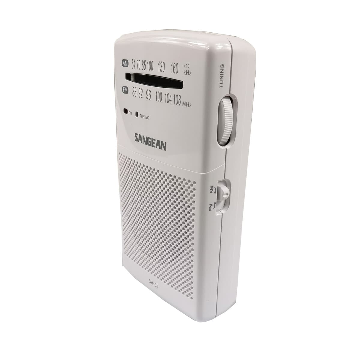 Sangean - Radio de bolsillo Sangean SSR35W AM-FM.