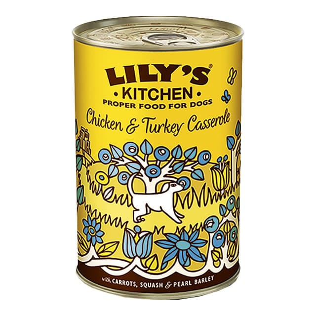 Lily's Kitchen - Comida húmeda para perros adultos Lily's Kitchen paté pollo y pavo 400 g.