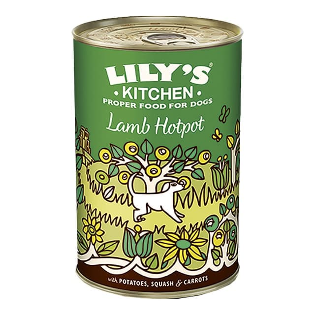 Lily's Kitchen - Comida húmeda para perros adultos Lily's Kitchen paté estofado de cordero con patatas 400 g.