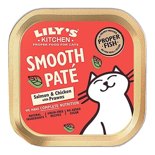Lily's Kitchen - Comida húmeda para gatos adultos Lily's Kitchen Smooth paté salmón y pollo con langostinos 85 g. - Image 2