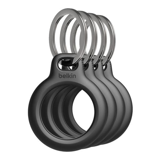 Belkin - Soporte seguro Belkin Secure Holder con llavero para Airtag - Pack de 4 negro. - Image 2