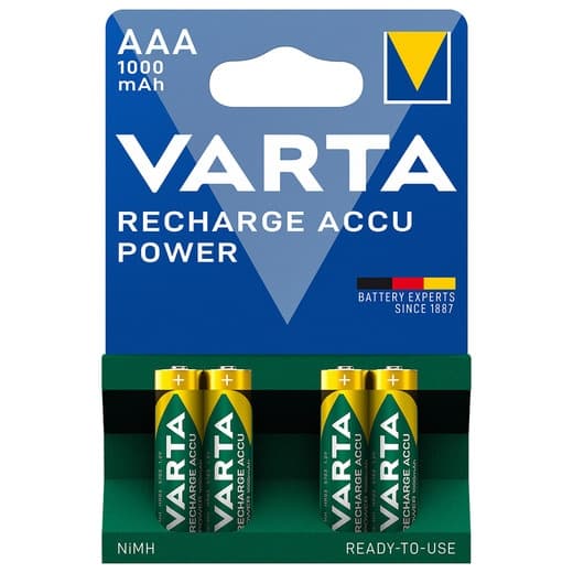 Varta - Acumulador Varta BLx4 AAA 1000mAh. - Image 2