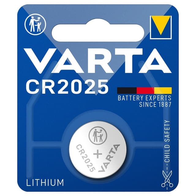 Varta - Pila de litio Varta CR-2025 3V 170mAh.