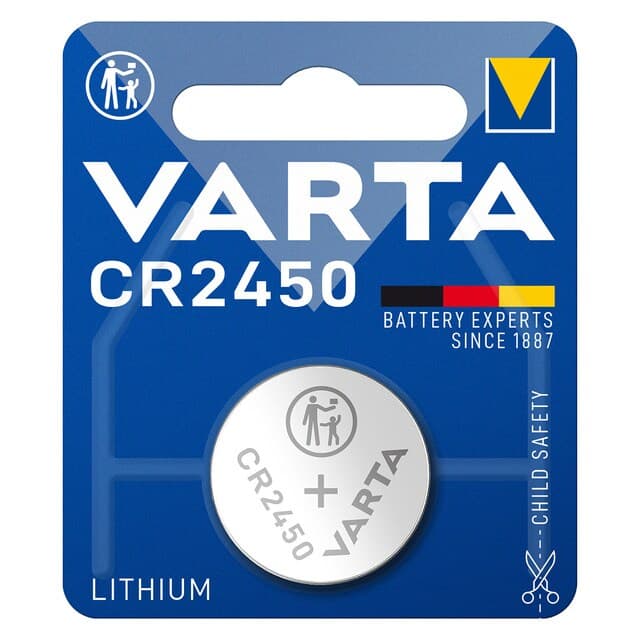 Varta - Pila de litio Varta CR-2450 3V 560 mAh.