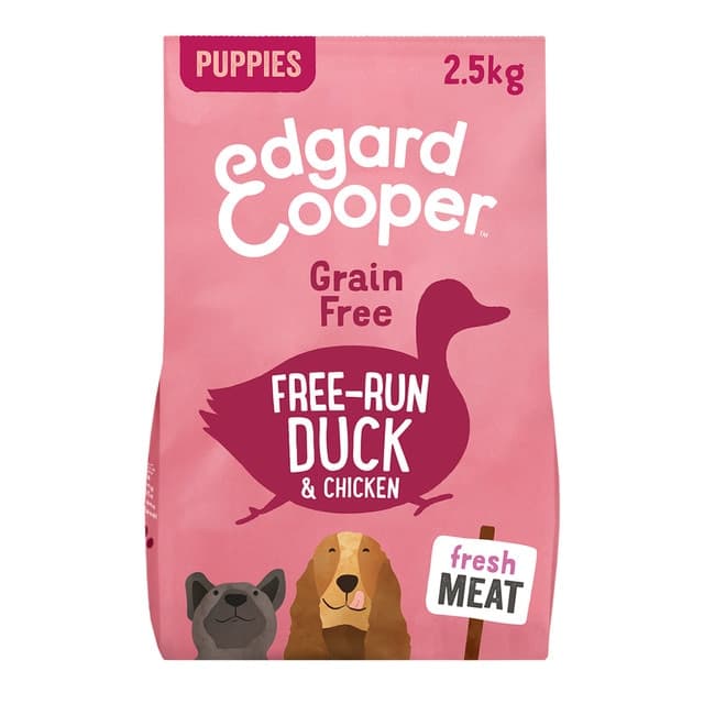 Edgard & Cooper - Pienso para perros cachorros Edgard & Cooper pollo y pato 2,5 kg.