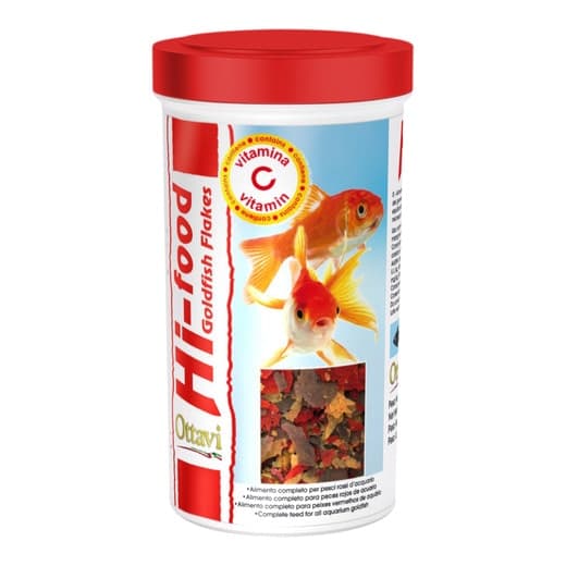 Ottavi - Comida para peces de agua fría Goldfish flakes Hi-Food Ottavi. - Image 2