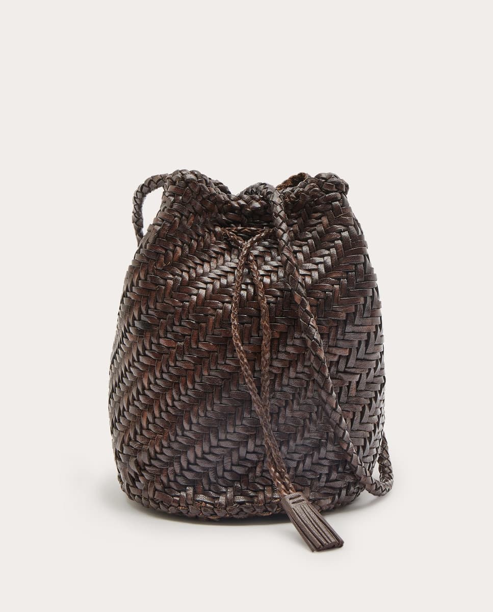 Dragon Diffusion - Bolso de hombro Pompom Double de piel.