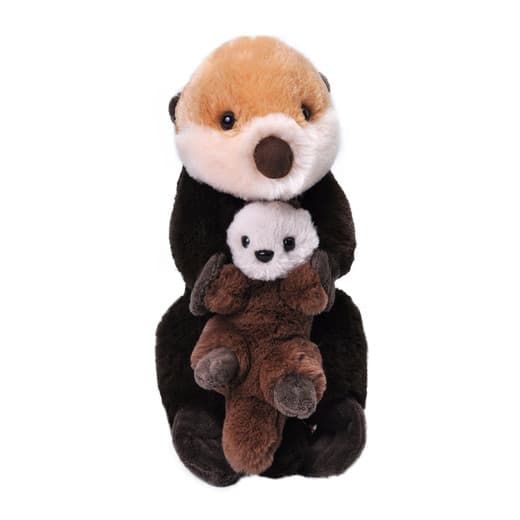 WILD REPUBLIC - Peluche Mamá y Bebé Nutria de Mar Wild Republic. - Image 2