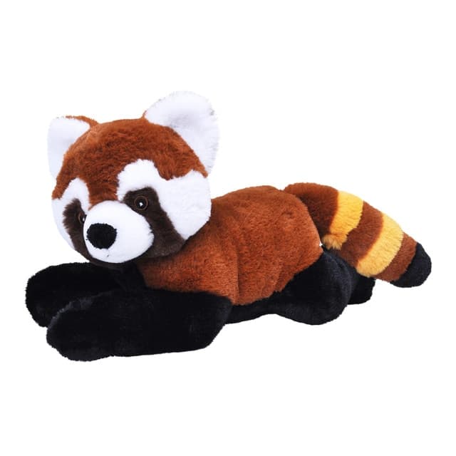 WILD REPUBLIC - Peluche Ecológico Oso Panda Rojo.