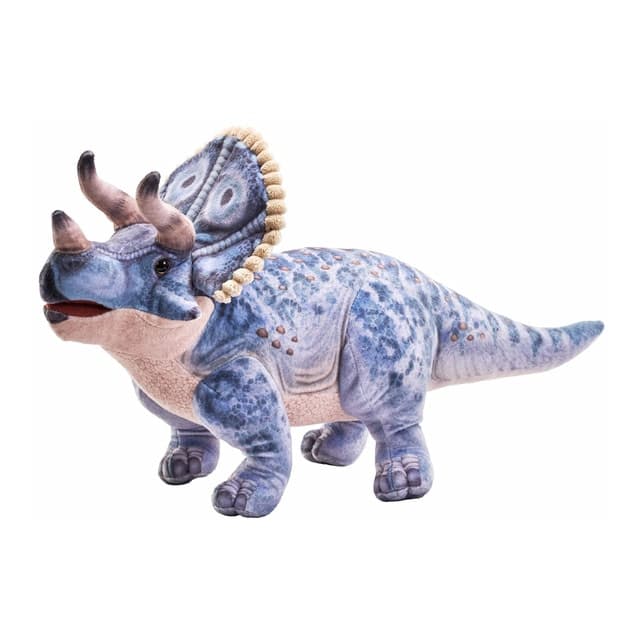 WILD REPUBLIC - Peluche Dino Triceratops (Colección Arte Realista).