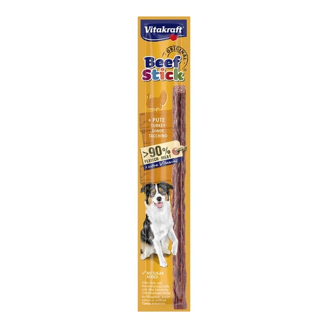 Vitakraft - Snack para perros Vitakraft Beef Stick Pavo 12 g.