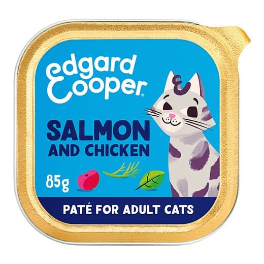 Edgard & Cooper - Comida húmeda para gatos adultos Edgard & Cooper paté salmón y pollo sin cereales 85 g. - Image 2