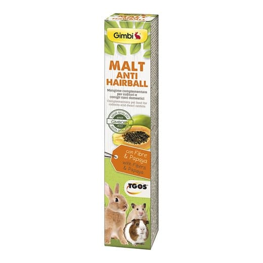 Gimbi - Pasta malta para conejos enanos y roedores Gimbi con papaya 50 g. - Image 2