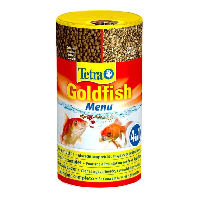 Tetra - Comida para peces de agua fría Tetra Goldfish 4 en 1 250 ml.