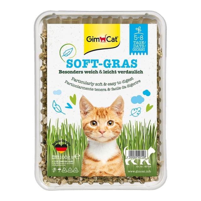 GimCat - Hierba para gatos Gimcat Soft Gras 100 g.