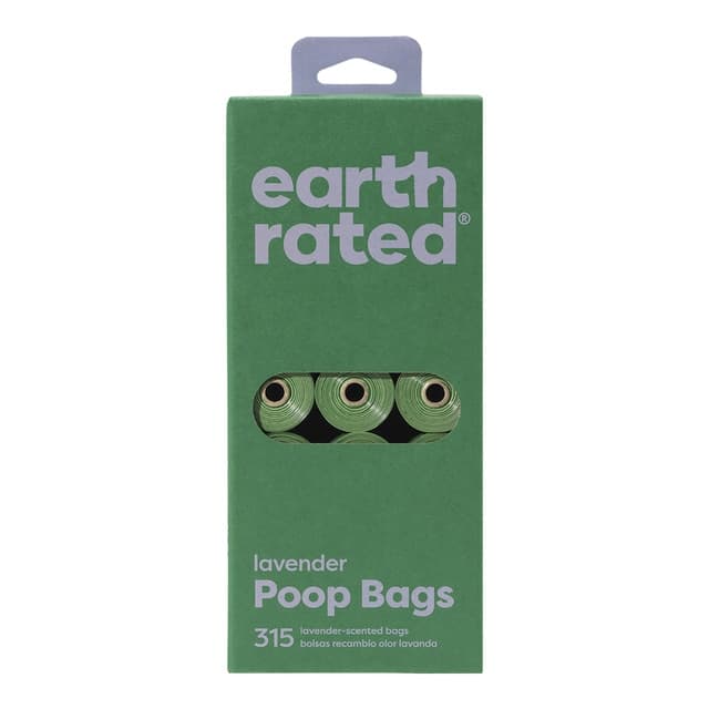 Earth Rated - Display bolsas recambio Earth Rated para perros lavanda 21 rollos.