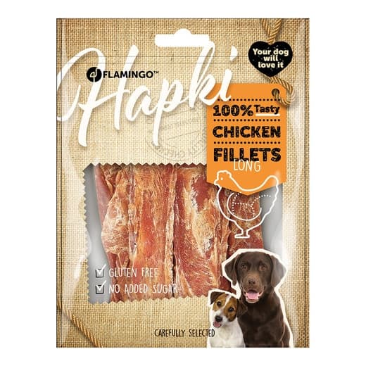 Flamingo - Snack para perros Flamingo filetes largos de pollo grain free 170 g. - Image 2
