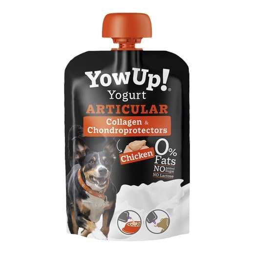 Yow Up - Yogur sin lactosa para perros adultos Yow Up articular condoprotector pollo 115 g. - Image 2