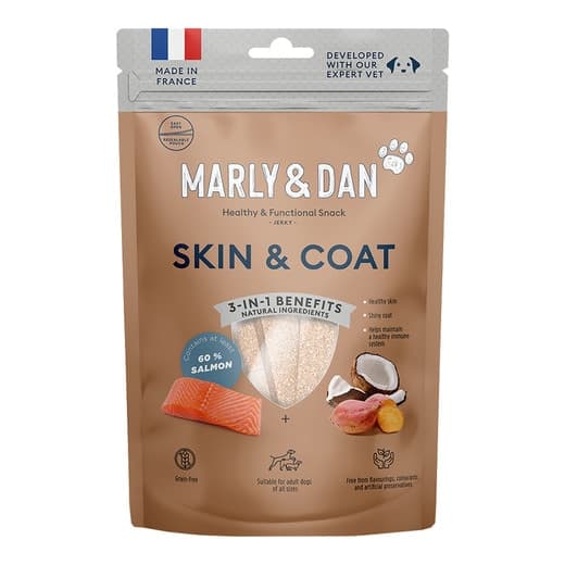 Marly & Dan - Snack para perros adultos Marly & Dan piel y pelo salmón 80 g. - Image 2