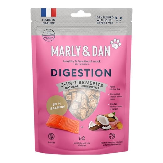 Marly & Dan - Snack para gatos adultos Marly & Dan Digestión salmón 40 g. - Image 2