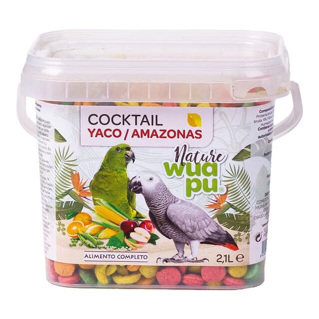 Wuapu - Alimento completo extrusionado para yacos y amazonas Wuapu 750 g.