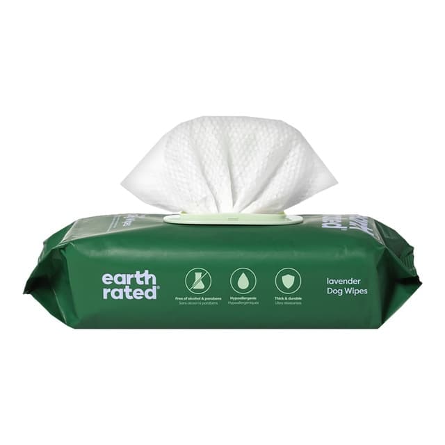 Earth Rated - Toallitas Earth Rated para perros Lavanda 100 uds.