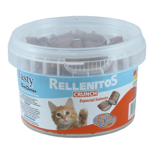 Tasty - Snack para gatos adultos Tasty Rellenitos Crunch especial salmón 110 g. - Image 2