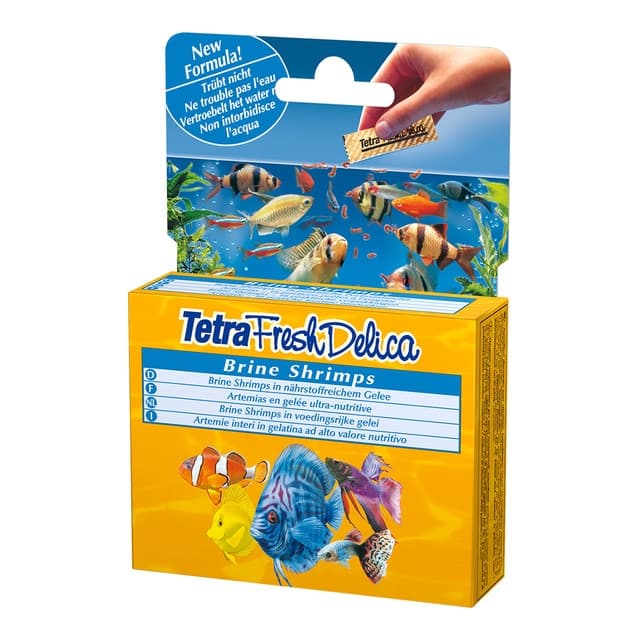 Tetra - Comida para peces tropicales y anfibios Tetra Fresh Delica Artemia gel 48 g.
