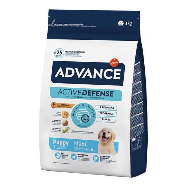 Advance - Pienso para perros cachorros grandes Advance pollo.