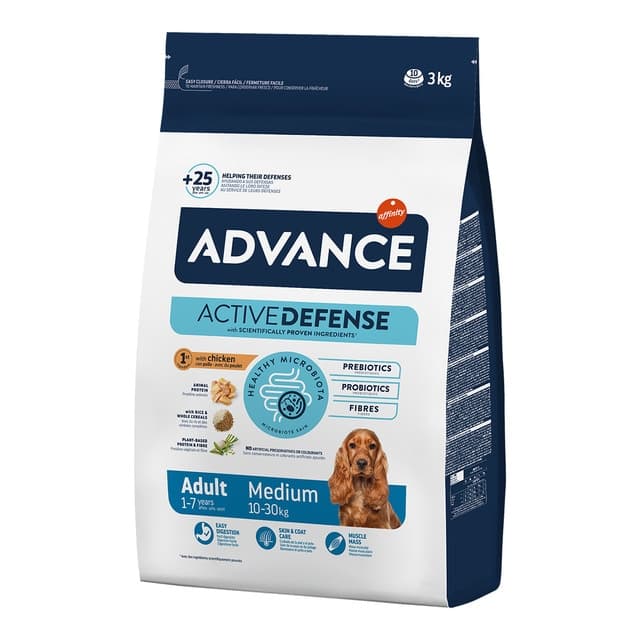 Advance - Pienso para perros adultos Advance Medium pollo y arroz.