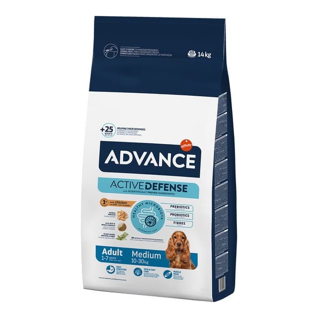 Advance - Pienso para perros adultos Advance Medium pollo y arroz.