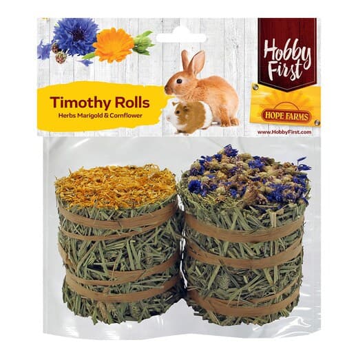 Hobby First - Snack para conejos y roedores Hobby First flores 2 x 100 g. - Image 2