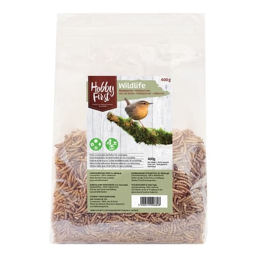Hobby First - Suplemento alimenticio para pájaros silvestres Hobby First gusanos harineros 400 g. - Image 2