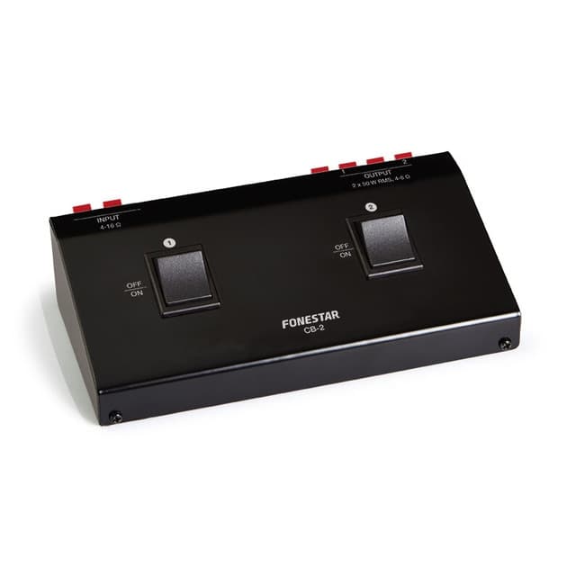 Fonestar - Selector de altavoces estéreo Fonestar CB-2.