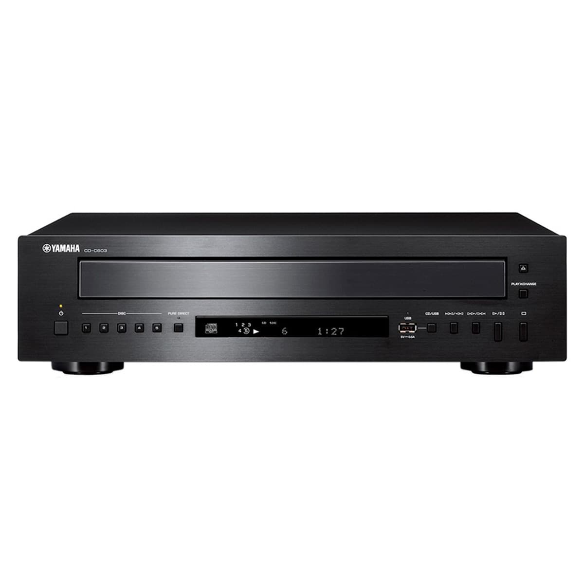 Yamaha - Lector CD múltiple Yamaha CD-C603 Negro.