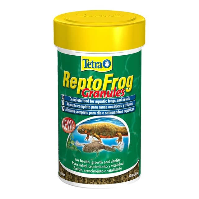 Tetra - Comida para ranas acuáticas y tritones Tetra ReptoFrog gránulos 100 ml.