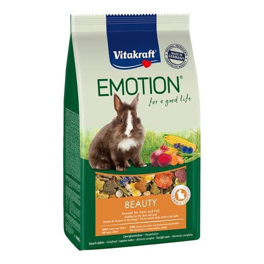 Vitakraft - Menú para conejos enanos Vitakraft Emotion Beauty 600 g. - Image 2