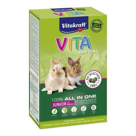 Vitakraft - Menú para conejos junior Vitakraft Vita Special All in One 600 g. - Image 2