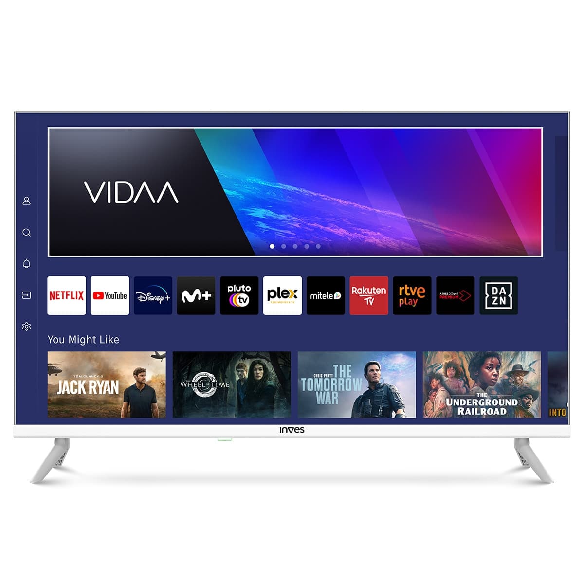 Inves - TV LED 81cm (32") Inves LED-324VDAB, HD, Smart TV.
