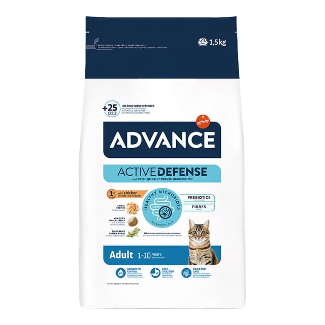 Advance - Pienso para gatos adultos Advance pollo. - Image 1